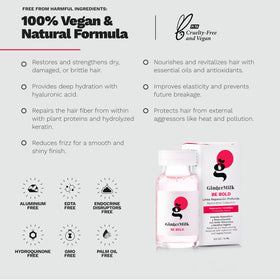Ginger Milk ampoule application in hand demonstrating controlled dispensing