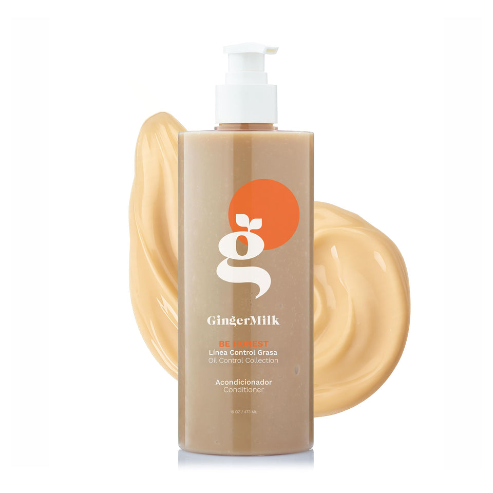 Ginger Milk Natural Care front bottle showing product benefits and 16oz size
