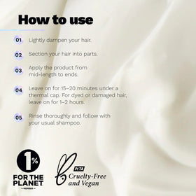 Ginger Milk Natural Care before and after strands showing reduced frizz