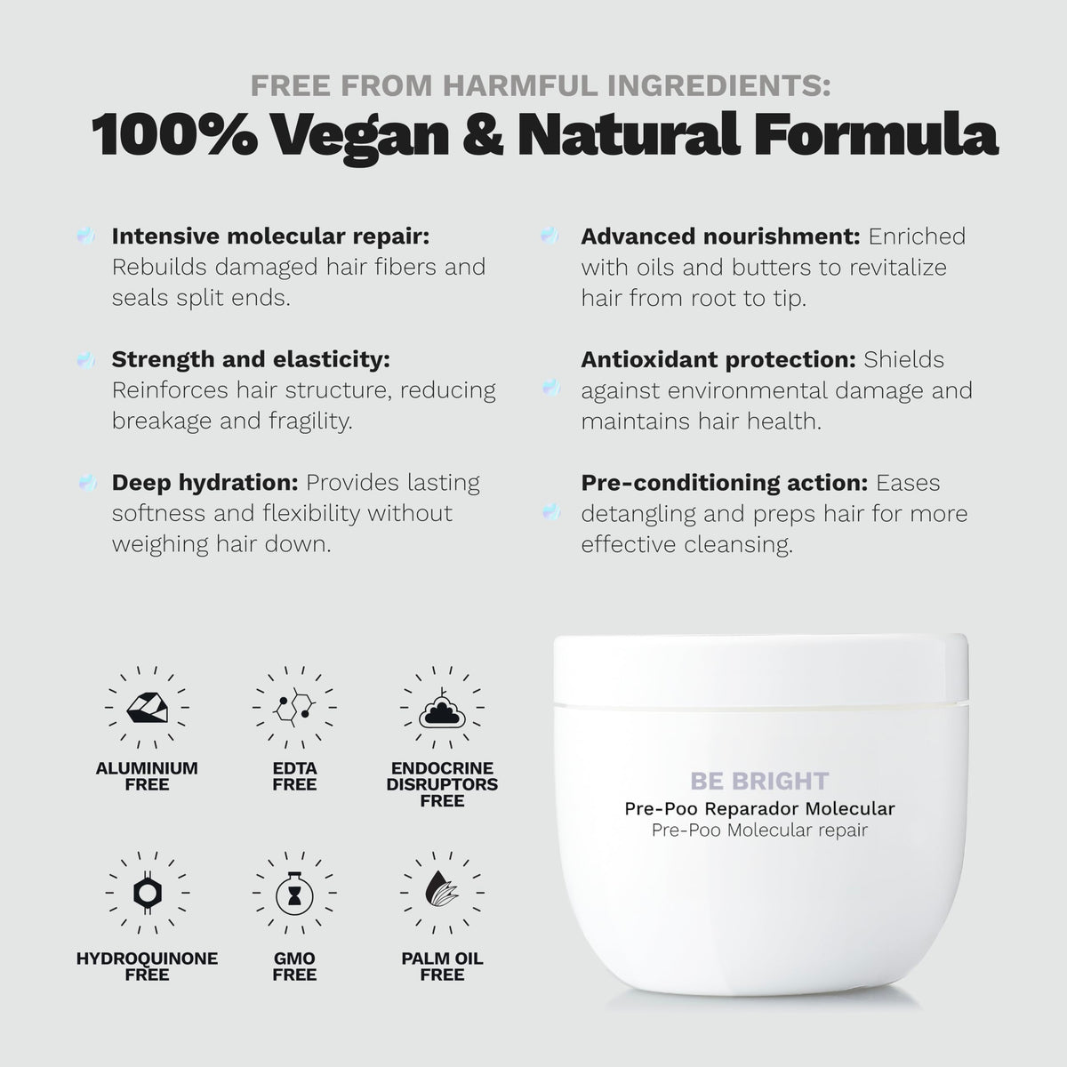 Ginger Milk Natural Care close-up label highlighting vegan, sulfate-free formula