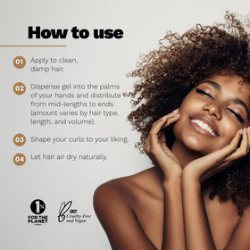Ginger Milk diffused hair result with enhanced shine and volume