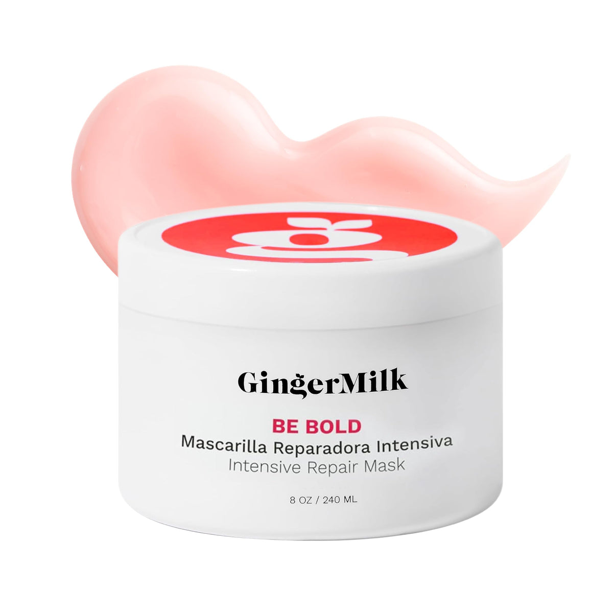 Ginger Milk Natural Care front packaging showing product and size benefit clarity