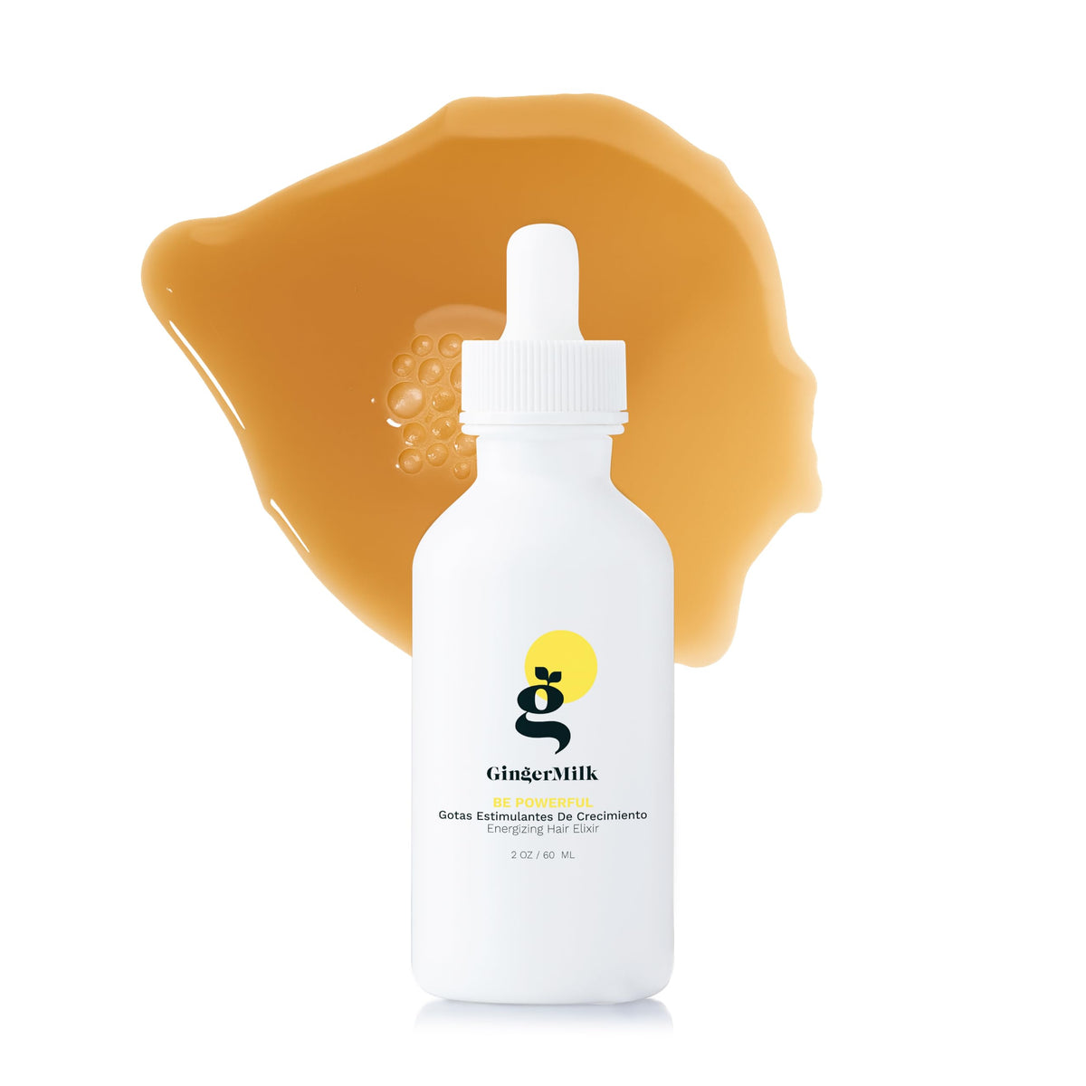 Ginger Milk Natural Care front packaging showing bottle and benefits