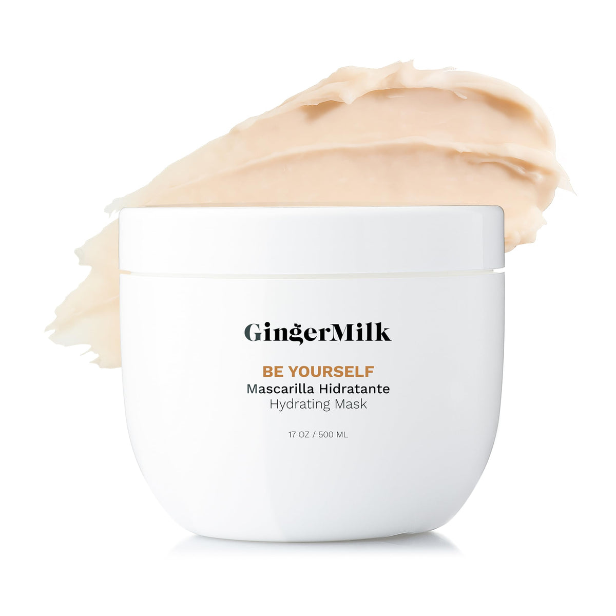 Ginger Milk front label view showing product name and benefits