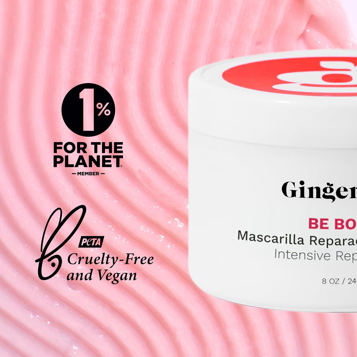 Ginger Milk Natural Care label and ingredients showing gentle, nourishing formula