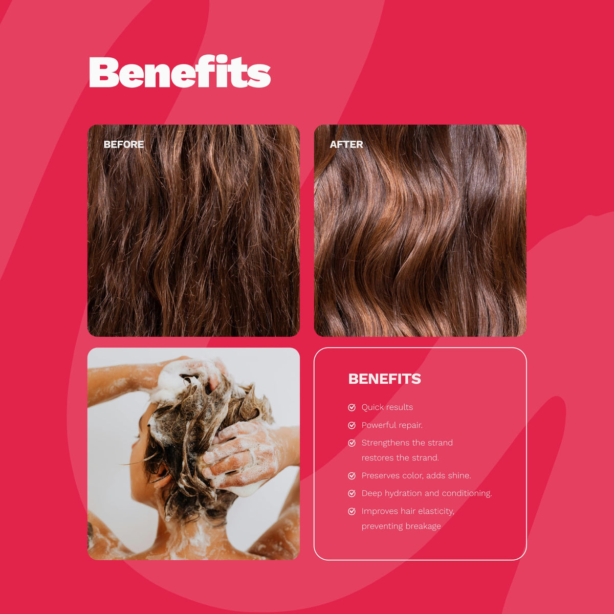 Ginger Milk Natural Care leave-in conditioner applied to damp hair for frizz control