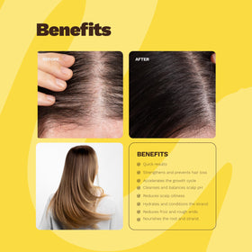 Ginger Milk Natural Care Be Powerful Dropper applied to scalp to strengthen