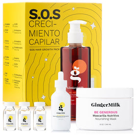 Ginger Milk Natural Care front packaging showing full SOS kit benefit