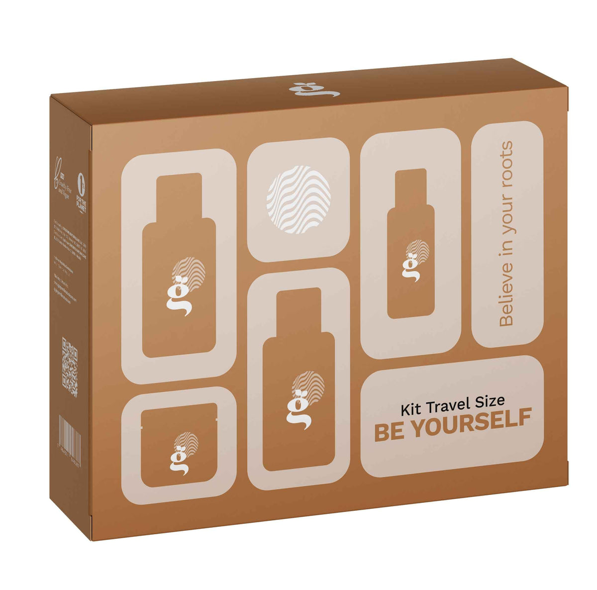 Ginger Milk kit styled on bathroom shelf emphasizing daily routine readiness