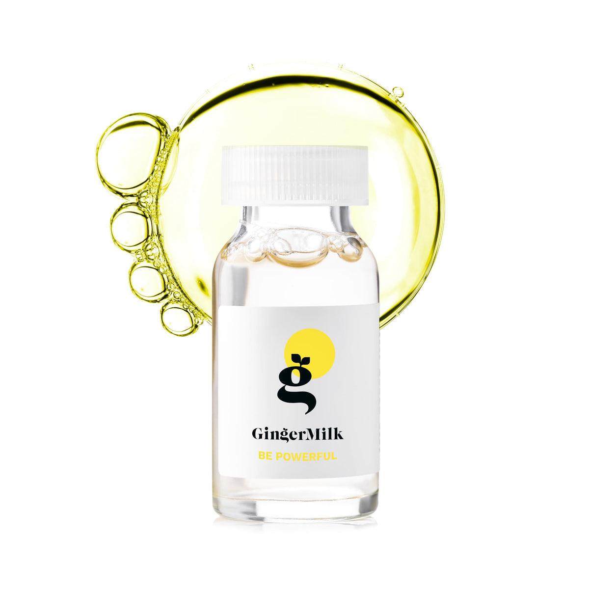 Ginger Milk full kit with six ampoules and outer packaging display