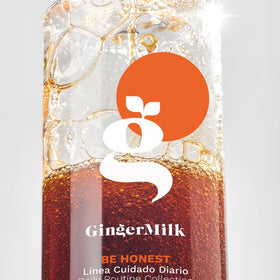 Ginger Milk Natural Care label close-up showing clean-formula claims and ingredient clarity