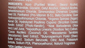 GIOVANNI creamy conditioner dispensed to show rich texture and slip