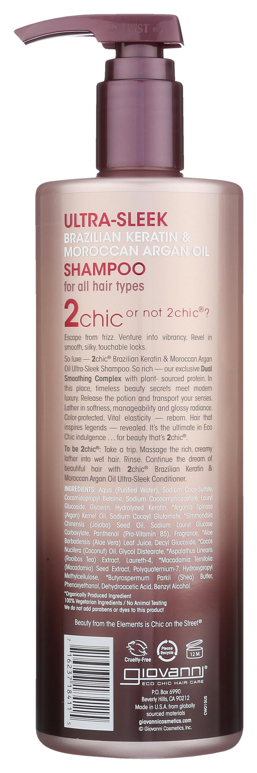 GIOVANNI shampoo lather close-up illustrating creamy texture and gentle cleanse
