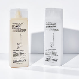 GIOVANNI conditioner cream detail showing slip for detangling