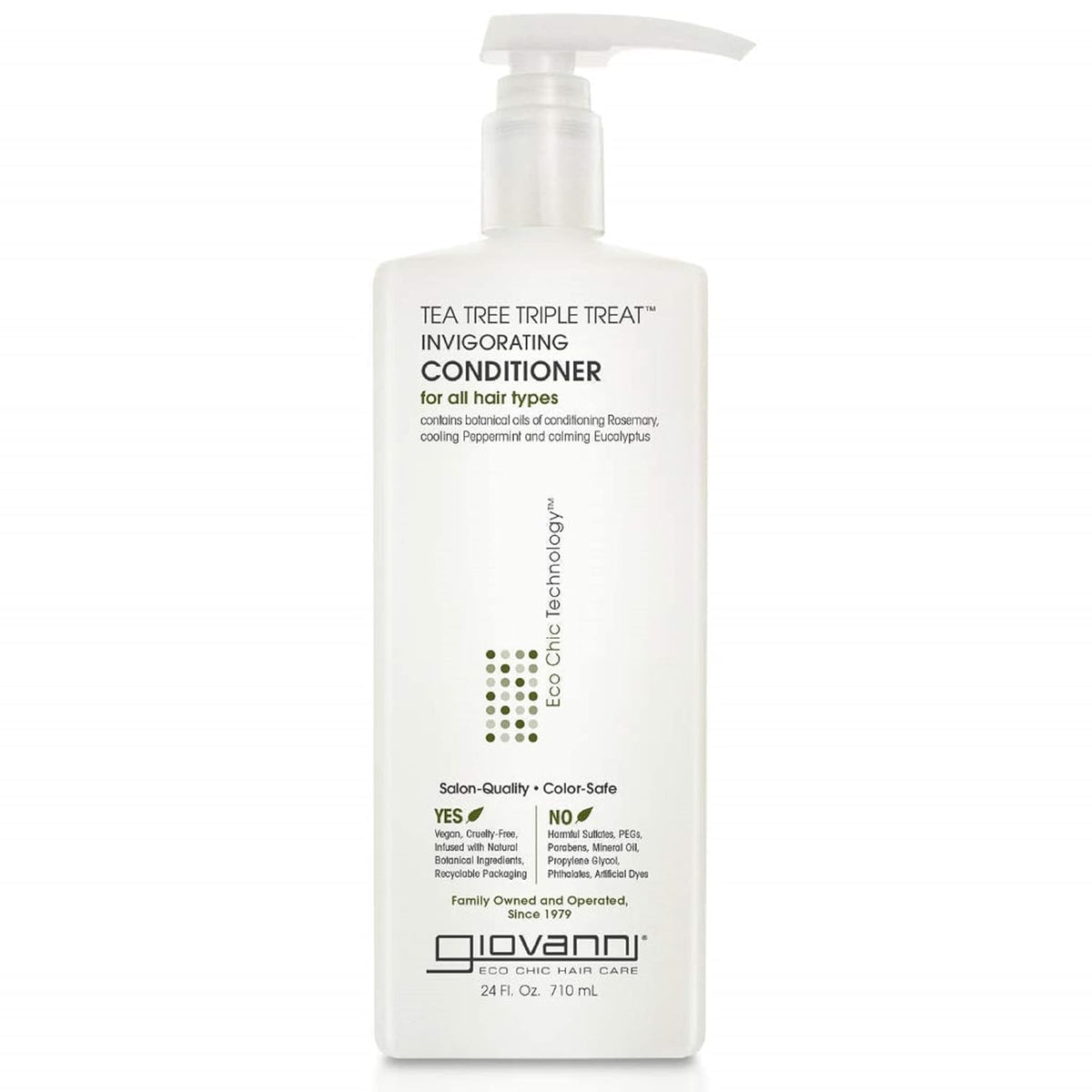 GIOVANNI front bottle showing label and 24 oz size for easy identification