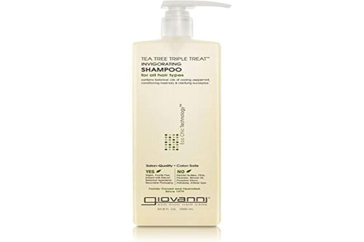 GIOVANNI front bottle view showing liter size and brand benefits