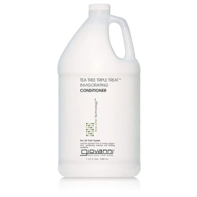 GIOVANNI front bottle view showing label and large 128 oz size benefit
