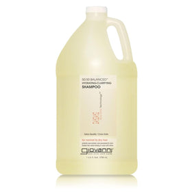GIOVANNI front packaging 128 oz bottle showing label and volume benefit