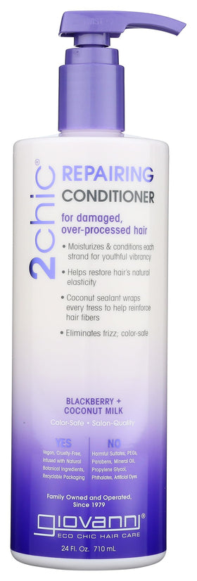GIOVANNI front packaging 24 oz showing product and size benefit