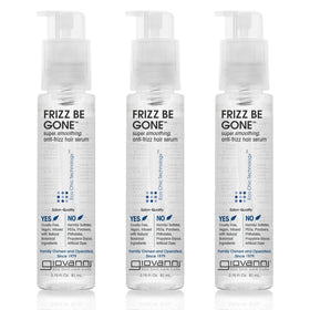 GIOVANNI front packaging of Frizz Be Gone showing product benefit