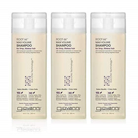 GIOVANNI front packaging showing product and volume benefits