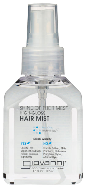 GIOVANNI bottle front packaging showing label and gloss benefit