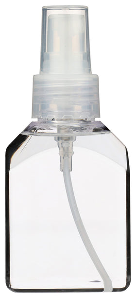 GIOVANNI bottle beside ruler showing 4.3 oz travel-ready size