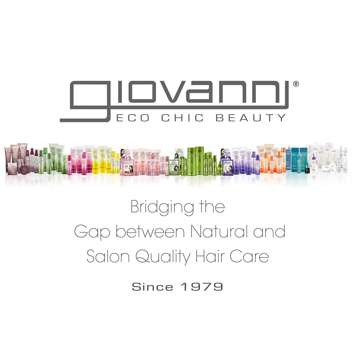 Giovanni label ingredients detail highlighting organic components and paraben-free benefits