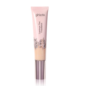 Girlactik Luminous Tint Foundation front tube showing label and size for easy recognition and storage