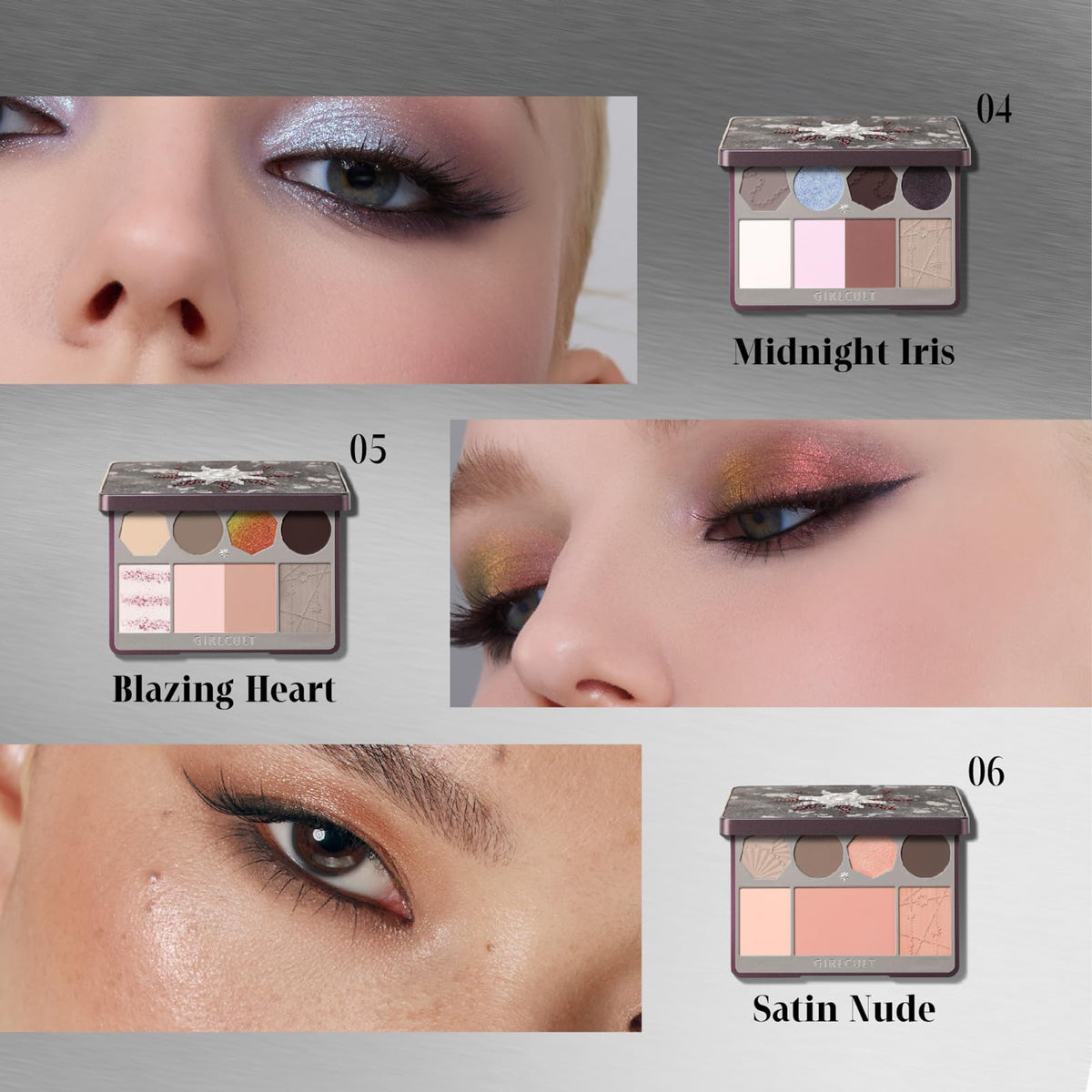 GIRLCULT brush applying eyeshadow demonstrating easy blending and payoff