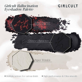 GIRLCULT swatches on arm displaying intense pigment and easy layering