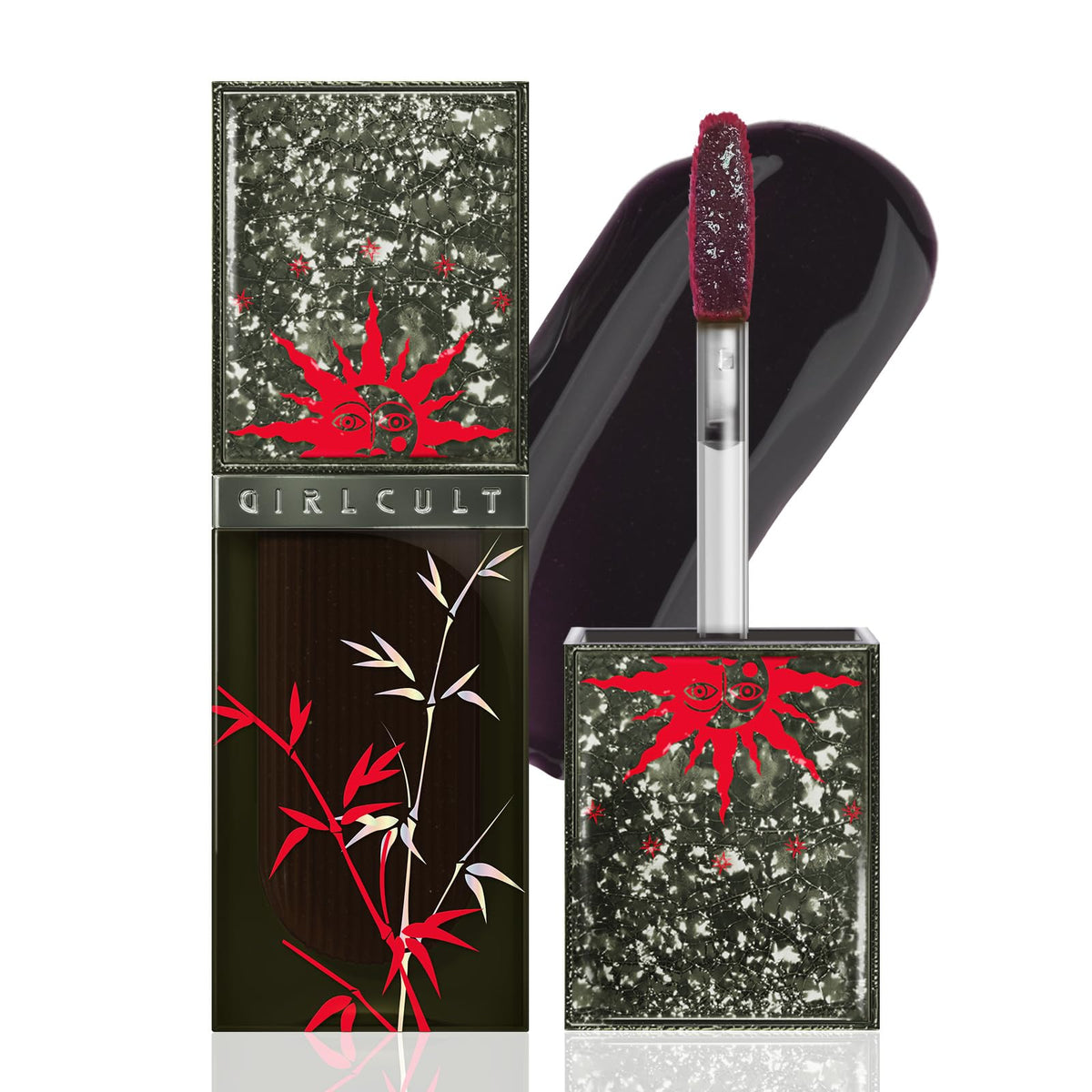 GIRLCULT front packaging showing sleek tube and shade J79 benefit high-shine