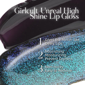 GIRLCULT texture swipe on arm revealing glossy finish and buildable pigment