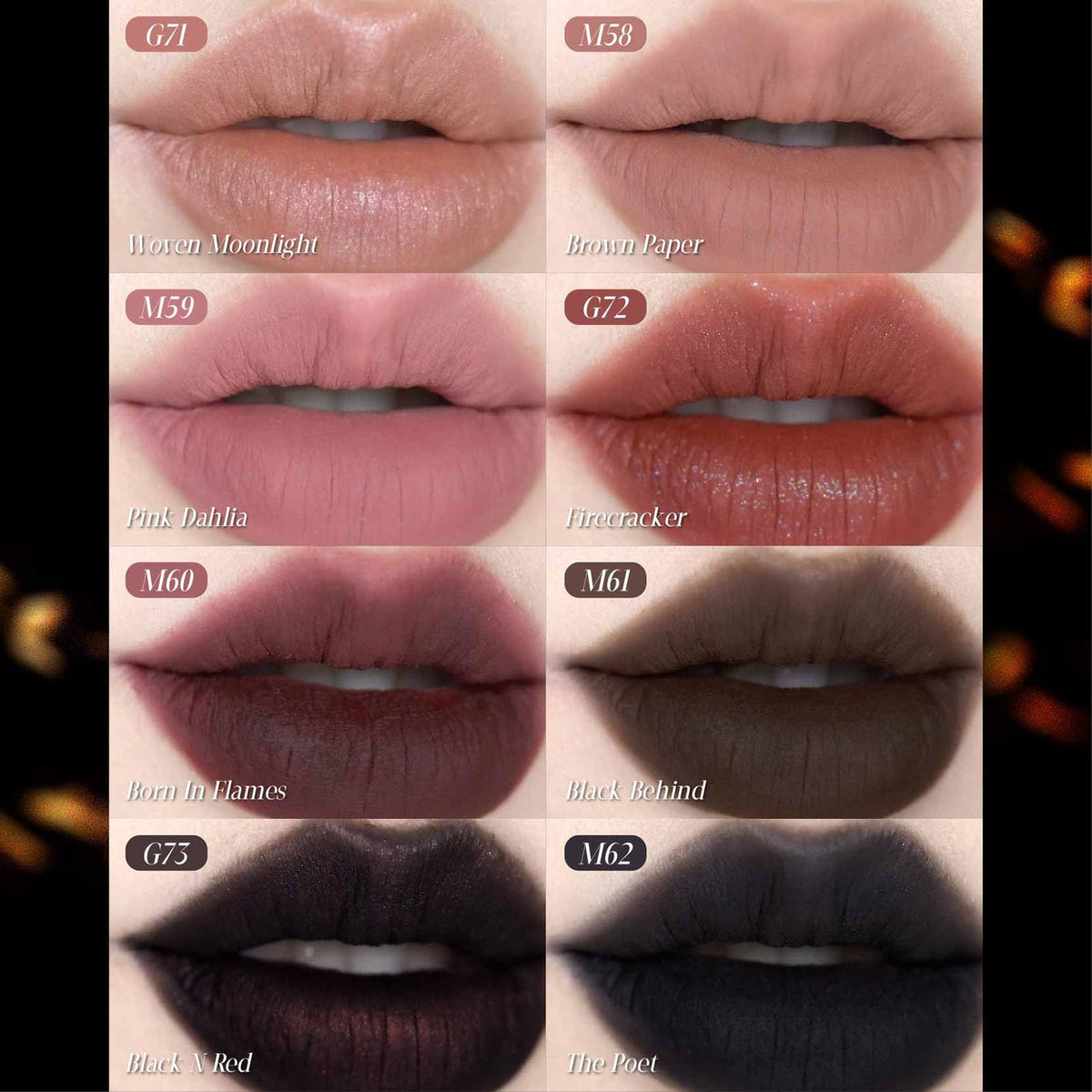 GIRLCULT worn on lips in lifestyle shot showing comfortable matte finish