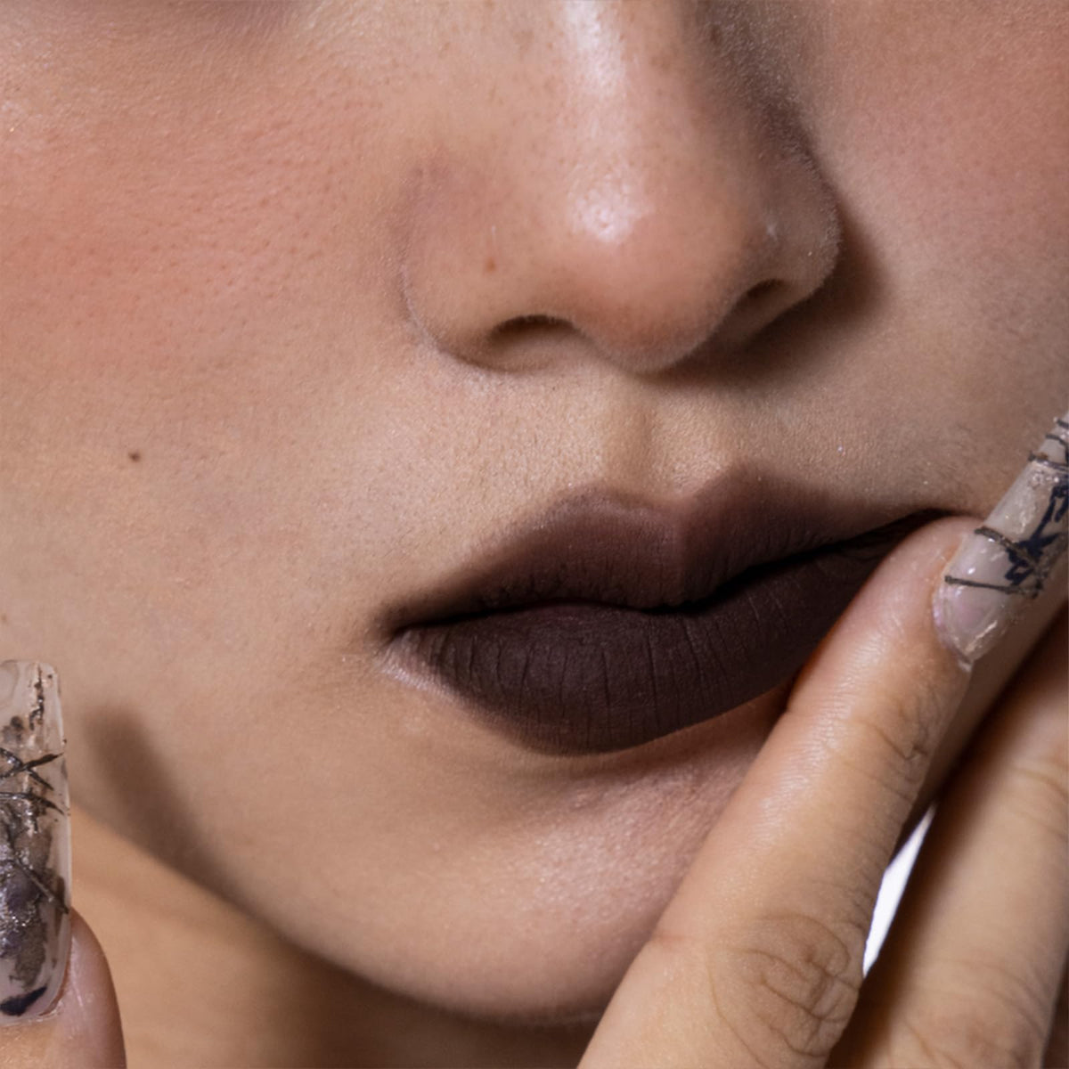 GIRLCULT texture swipe on arm highlighting velvet finish and buildable coverage benefit