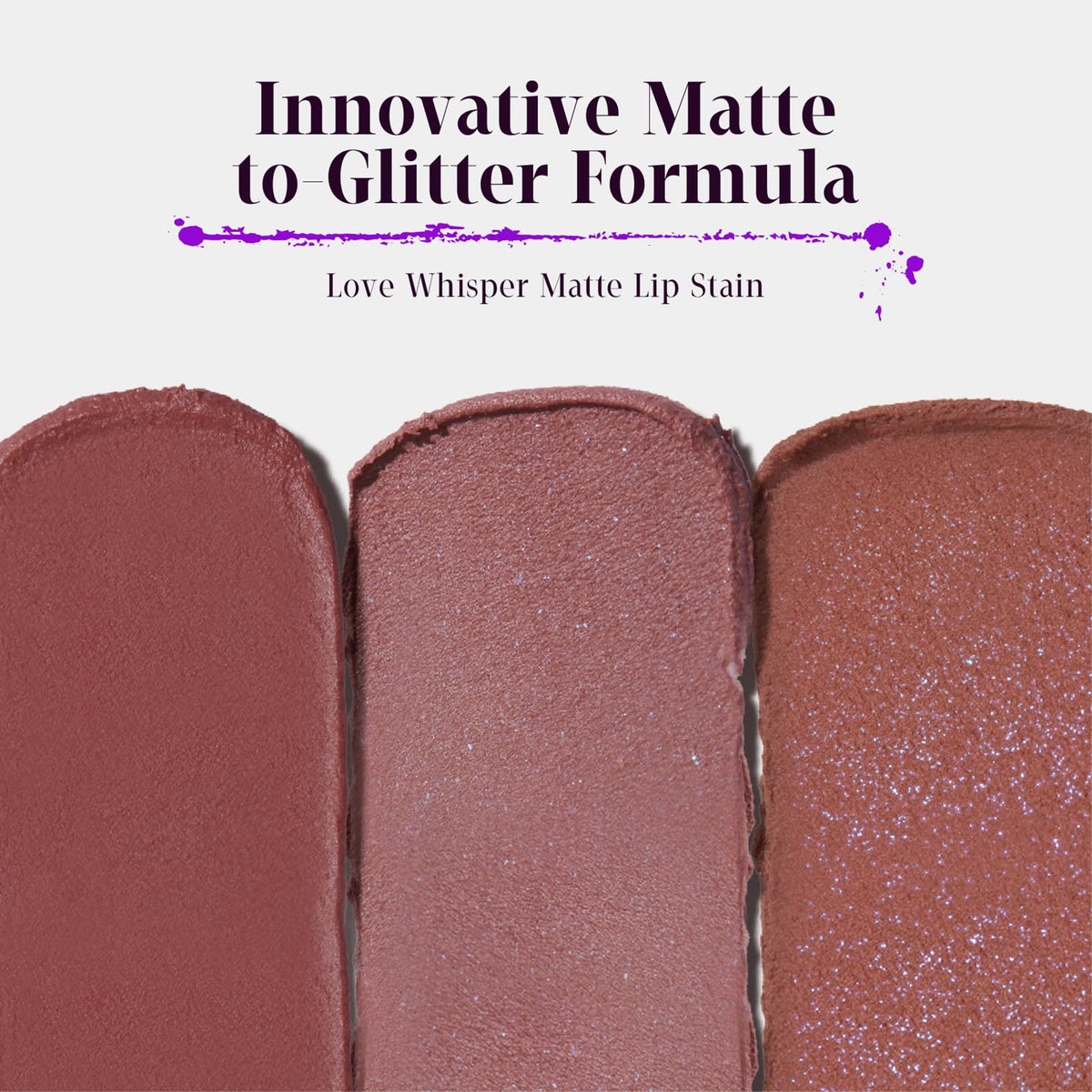 GIRLCULT lip swatch on forearm showing true pigment and blendability