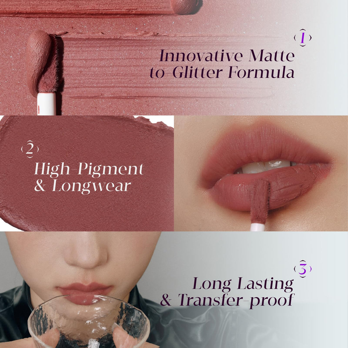 GIRLCULT close-up texture swipe showing velvet cream finish and payoff