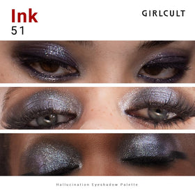 GIRLCULT open palette with built-in mirror for precise on-the-go application