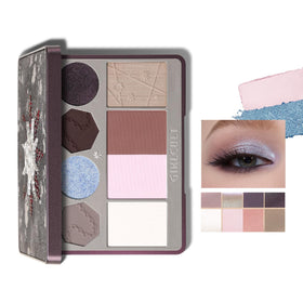 GIRLCULT palette inside a purse highlighting travel-friendly convenience