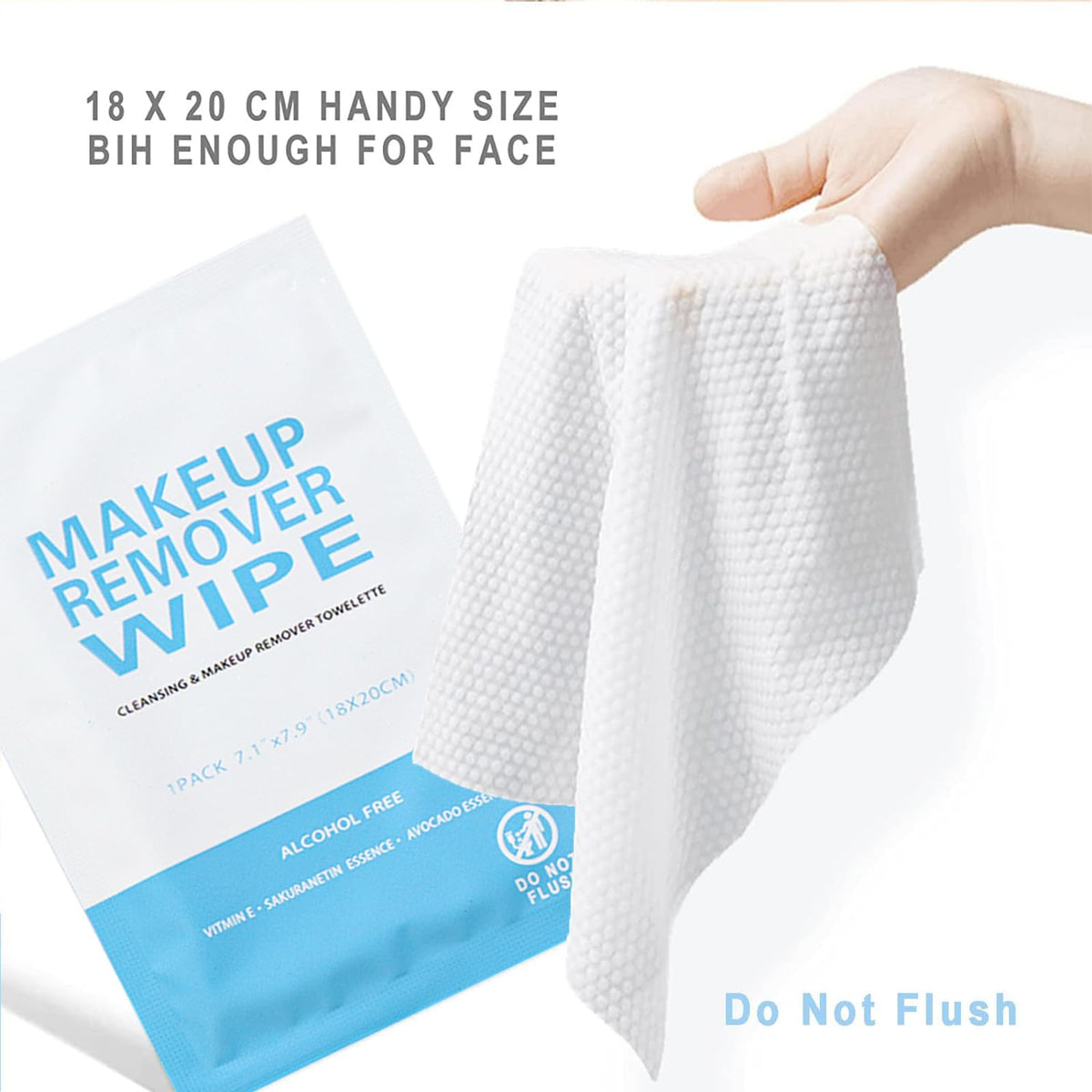 Gisdo single wipe unfolded displaying full coverage and portability