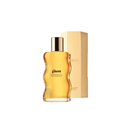 Gisou bottle front packaging showing elegant label and compact size benefit