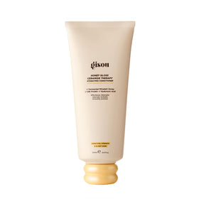 Gisou front packaging of Honey Gloss Ceramide Therapy conditioner showing label and size for easy identification
