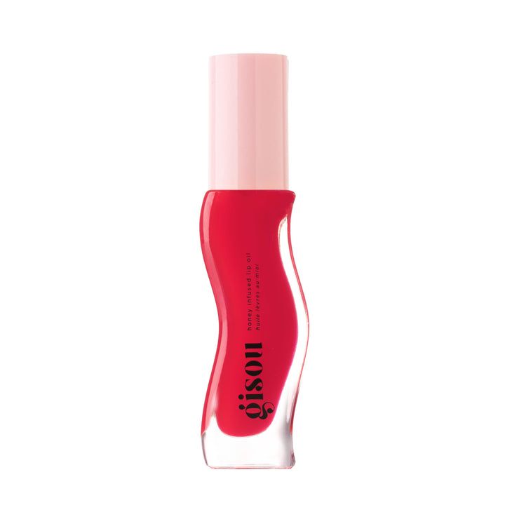 Gisou front packaging in Strawberry Sorbet showing glossy finish and shade
