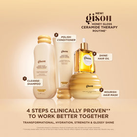 Nighttime bedroom scene with Gisou mask used as overnight repair