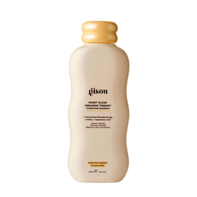 Gisou front packaging showing product and benefit of hydrated hair