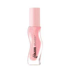 Gisou front packaging showing glossy lip oil and brand logo, instant shine