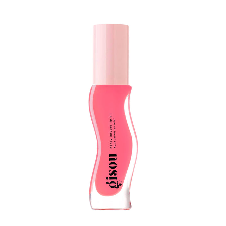 Gisou front packaging showing Raspberry Swirl glossy tube for easy recognition and appeal