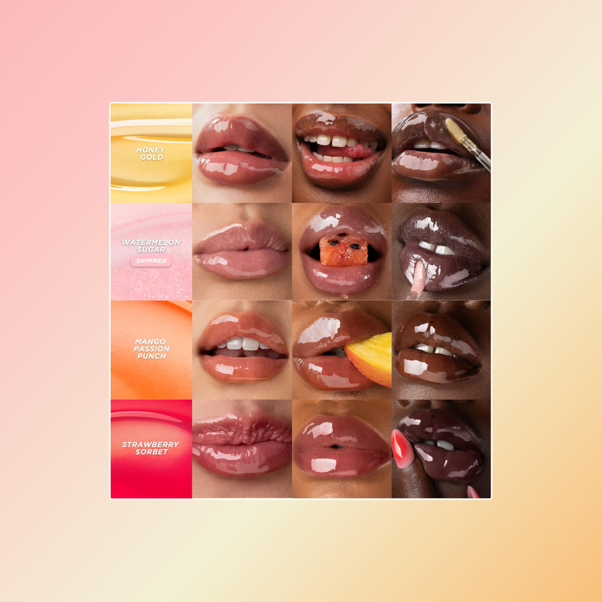 Gisou ingredients visual with Mirsalehi Honey emphasizing nourishing effect