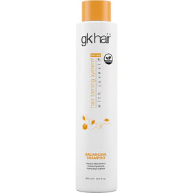 GK HAIR front bottle showing label and oil-control benefit