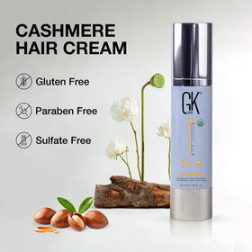GK HAIR on bathroom vanity in lifestyle setting for daily routine